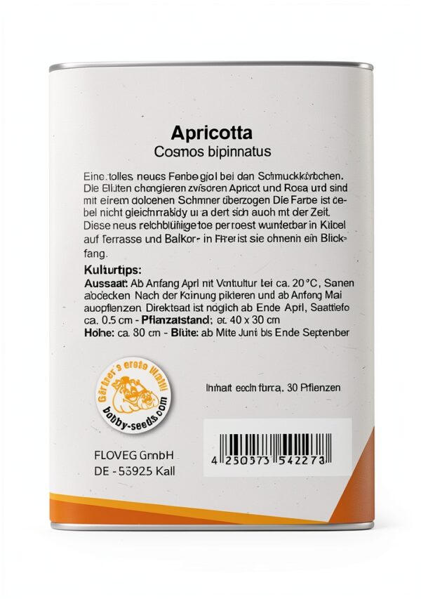 Blumensamen Apricotta Cosmee Portion-1