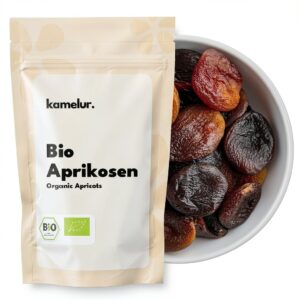 Kamelur 3kg BIO Aprikosen getrocknet ohne Zusätze - getrocknete Aprikosen ungeschwefelt und ungezuckert getrocknete BIO Früchte soft-0