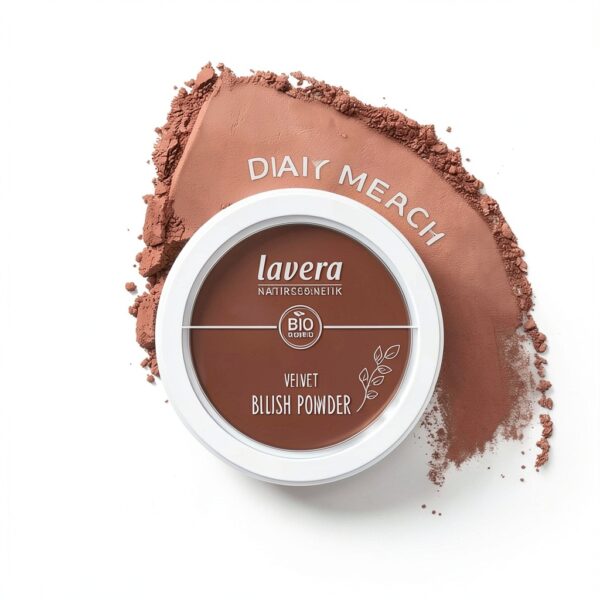lavera Velvet Blush Powder Rosy Peach 01 - matt, Bio-Mandelöl &-4