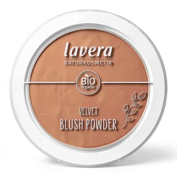 lavera Velvet Blush Powder Rosy Peach 01 - matt, Bio-Mandelöl &-0