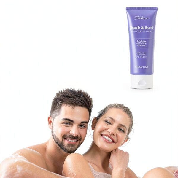 Tobcharm Akne Creme für den Rücken, Anti Pickel Creme am Gesäß, Behandlung von Akne am Körper mit Azelainsäure 100 ml, Acne Creme Behandlung von Pickel, Creme gegen Pickel, Rücken-Akne-Behandlung-6