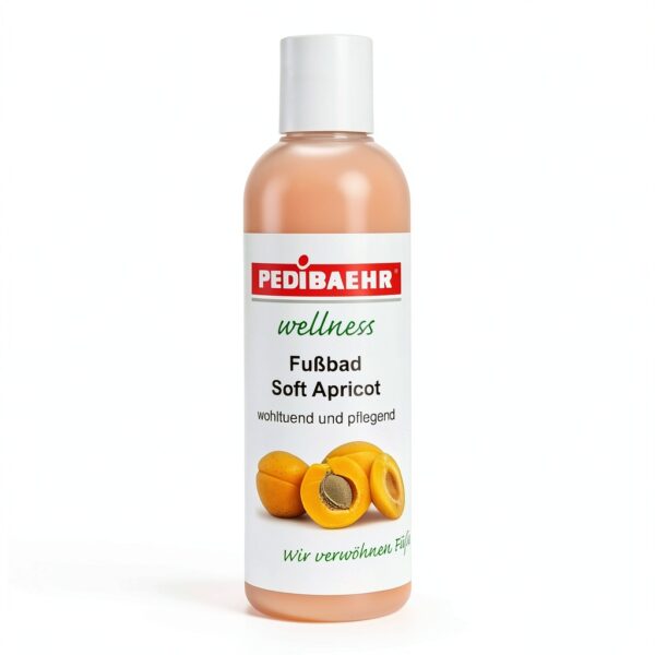 Pedibaehr Wellness Fußbad Soft Apricot ohne Spender wohltuend und pflegend, 200 ml-0